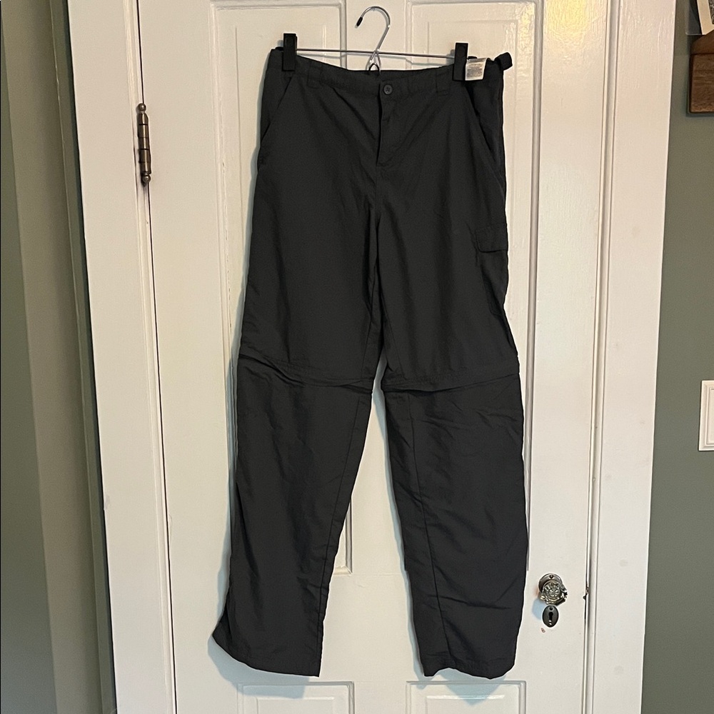 Columbia Black Youth Cargo Pants - Lightweight Outdoor Utility